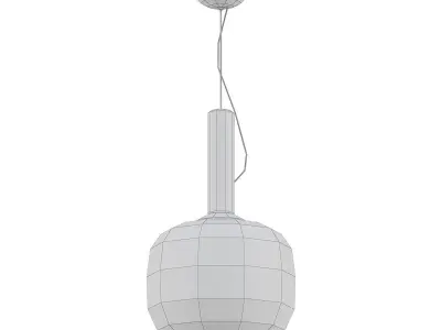 FOLLETT two pendant lights with shades 3D model