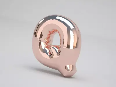 Q Balloon Copper 3D model