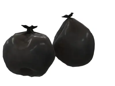 Trash Bag Free low-poly 3D model