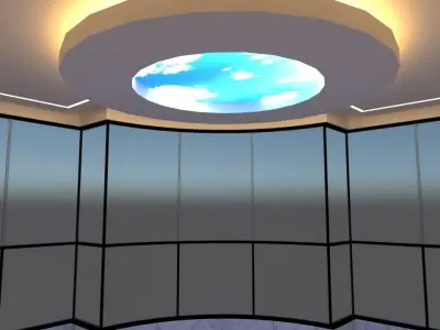 Balcony and entrance renovation 3D model