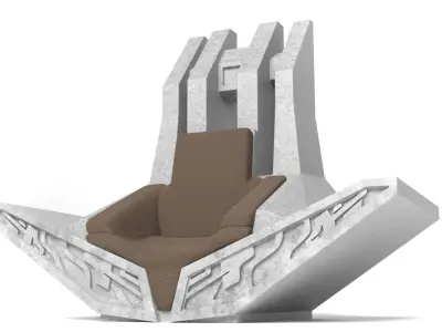 Bo-Katans Throne small 1-18 scale 3D print model