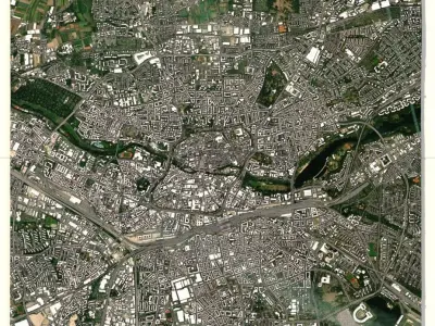 Cityscape  Nurnberg Germany 3D model