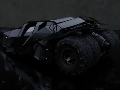 Batmobile - Tumbler - The Dark Knight Trilogy 3D model