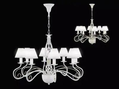 78208x Esedra Lightstar Chandelier 3D model
