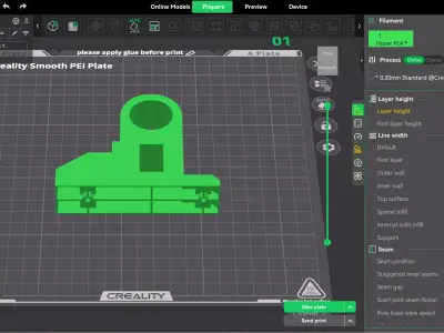 Wall Mount Curtain Rod Bracket 1 inch Pipe and Vitrase Rail 3D print model
