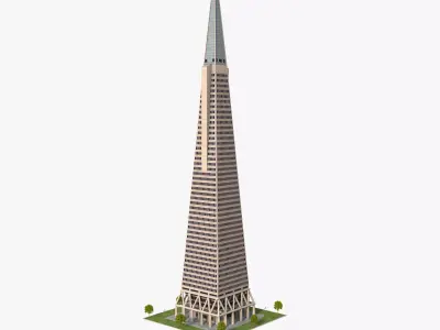 Transamerica Pyramid San Francisco 3D model