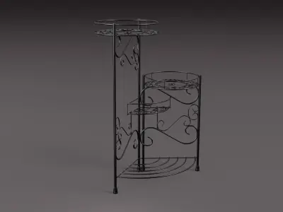 Plant Stand 3D model