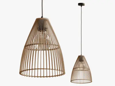Kaya Conical Hanging Lamp 3D model