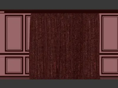 Curtain Set 226 3D model