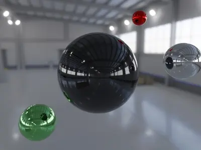 HDRI - Industrial Warehouse Interior 9 Texture