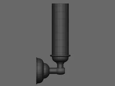 Vintage wall lamp Free 3D model