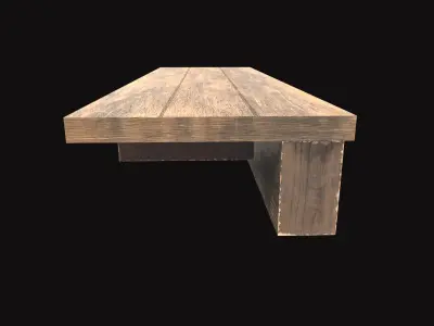 Medieval Floor V01 Low-poly 3D model