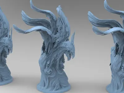 Dantes Hell tree 1 3D model