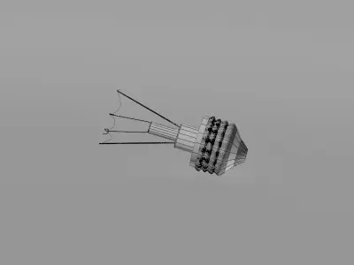 Lightning bulb Free 3D model