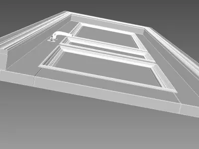 Door Roman DK 3D model