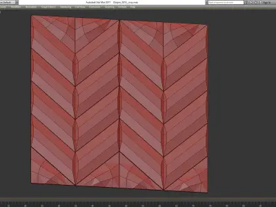 Wall Panel Decoration 3d model Low-poly 3D model