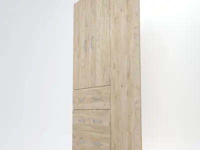 Wooden Cabinet 31 3D model