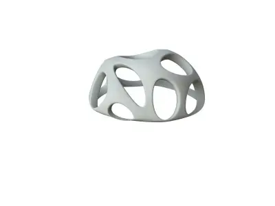 SciFi Cube Object No 55227 Low Poly Shape Low-poly 3D model