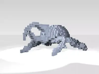 Hercules Voxel 3D model