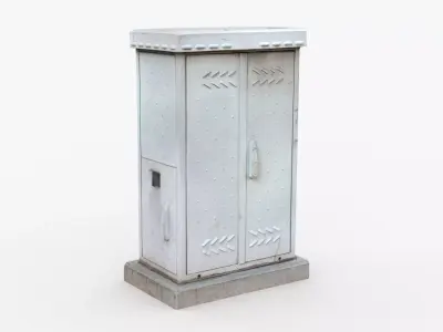 Distribution Board 3 Scan Low-poly 3D model