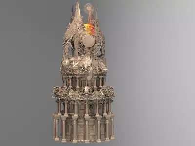 Sun ray apollo Tower 3D model