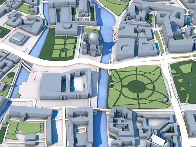 Berlin Cathedral Germany 3D model