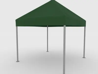 Collection Gazebo Tent 1 3D Model Pack