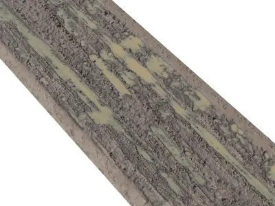 Sand Dirt road Off road 3D model