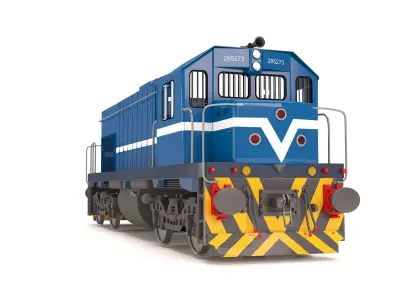 locomotive EMD G22W  3D model