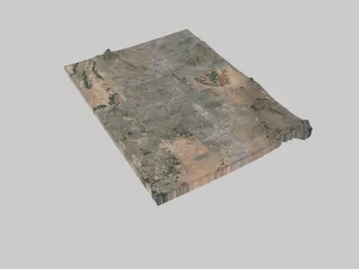 Mesa City Low-poly 3D model