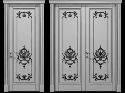 stavros hermitage door 3D model