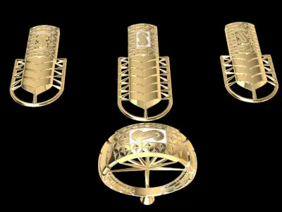 LIGHT WEIGHT HALF-SET  3D print model