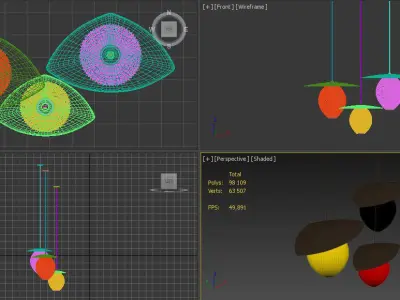 Gubi Suspension Satellite 3D model