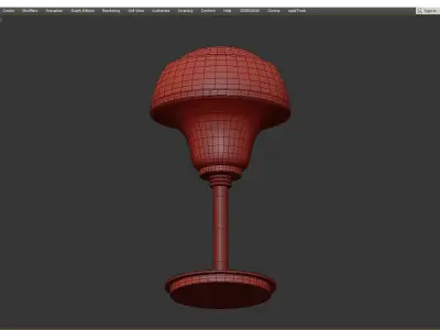 Stella Table Lamp Low-poly 3D model