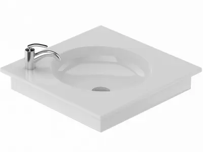TOTO SELF RIMMING LAVATORY 3D model