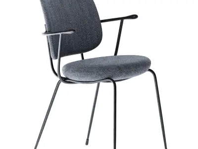 Industry Dining Armchair by Stellar Works 3D model