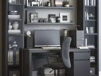 Office workplace 58 3D model