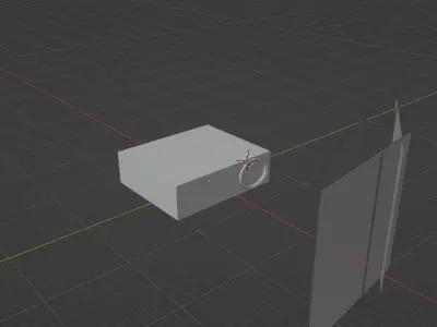 Bed-Room concept art in 3D in BLENDER 3D 3D model