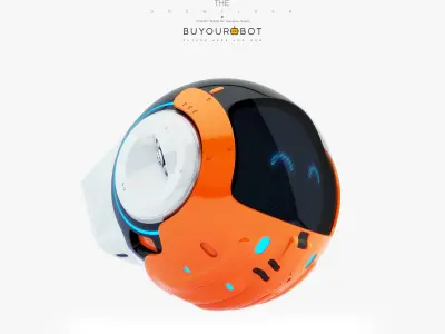 Dog walker bot 3D model