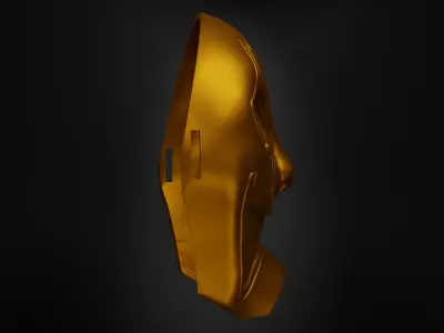 Owerlord Face Mask Skull Prom Helloween Face Mask 3D print model