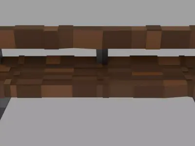 Low Poly Stylized Furniture Pack Game Ready Low-poly 3D model