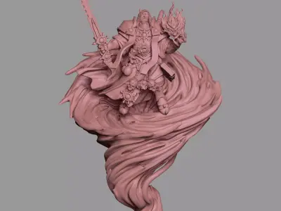 Asmoth statue 3D print model