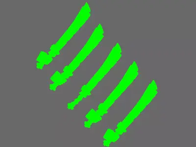 SO Yokai Lads Scrap Katana 3D print model