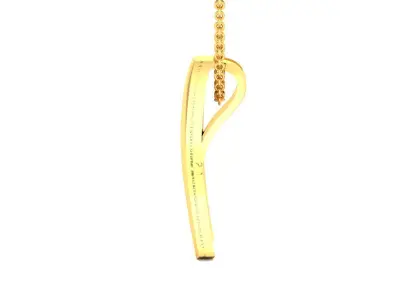 Women Pendant 3DM STL OBJ FBX Render Details 3D print model