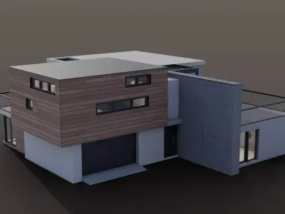 Architect House 3D model purchase