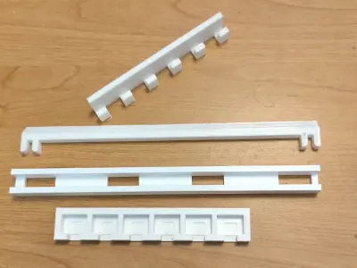 Adjustable 3D printer Filament Spool Rack 3D print model