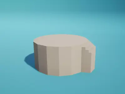 Altar Stairs Free low-poly 3D model