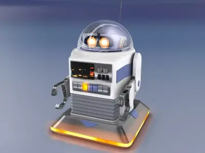 Omnibot RC Action  Robo Custom  3D model