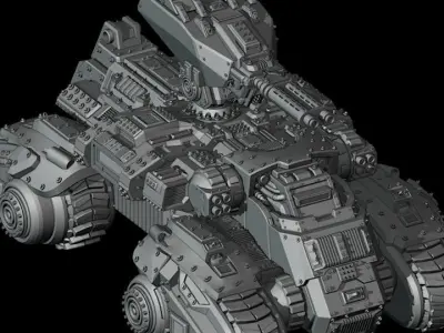Light Tank  3D print model