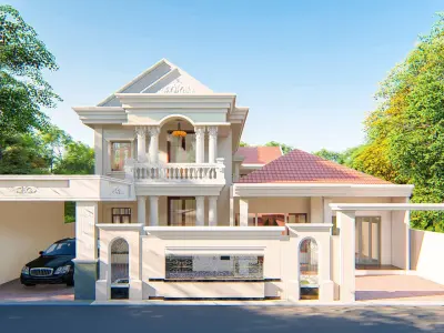 TWO-STOREY HOUSE DESIGN 3D model